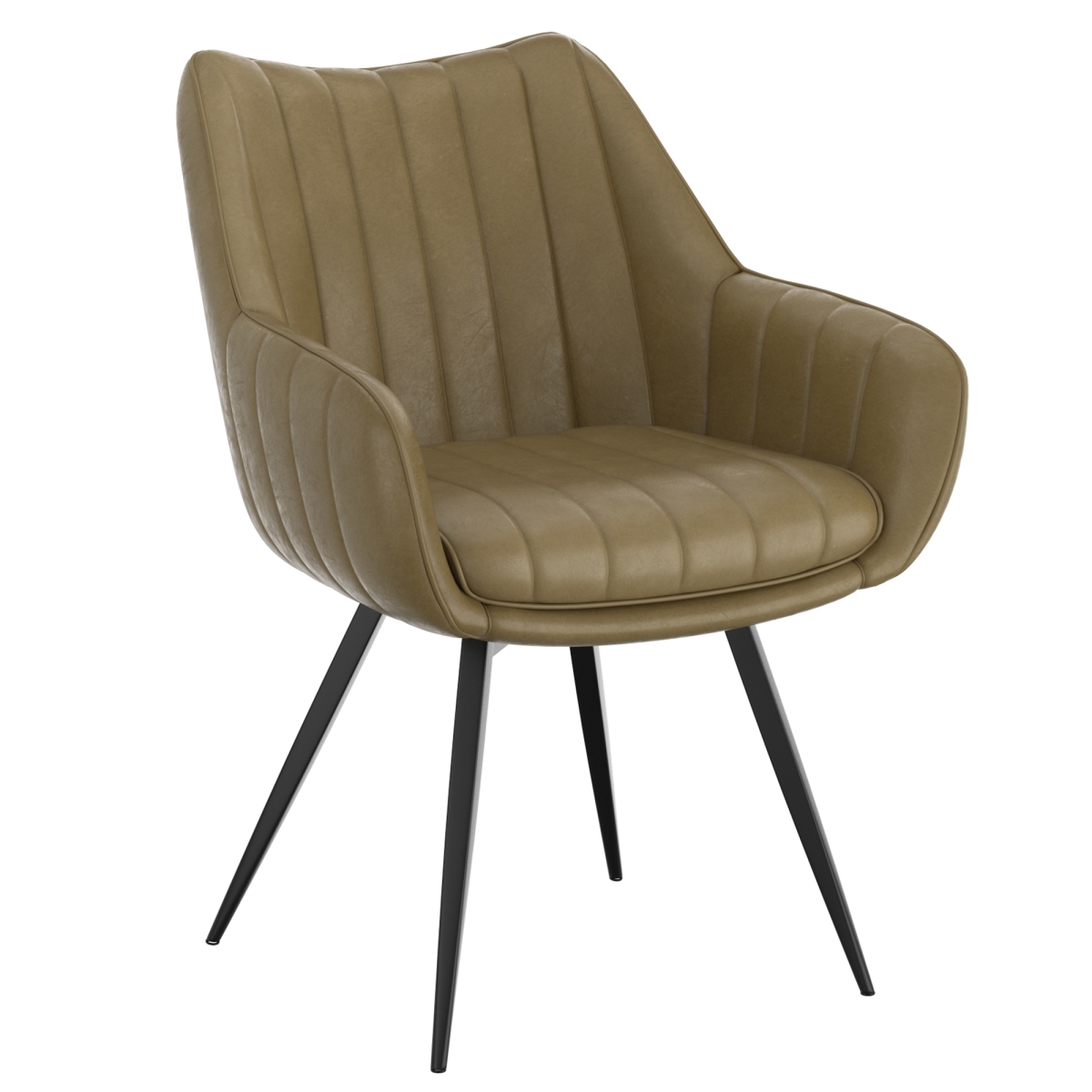 202-139MS Talon Swivel Dining & Accent Chair, Moss & Black