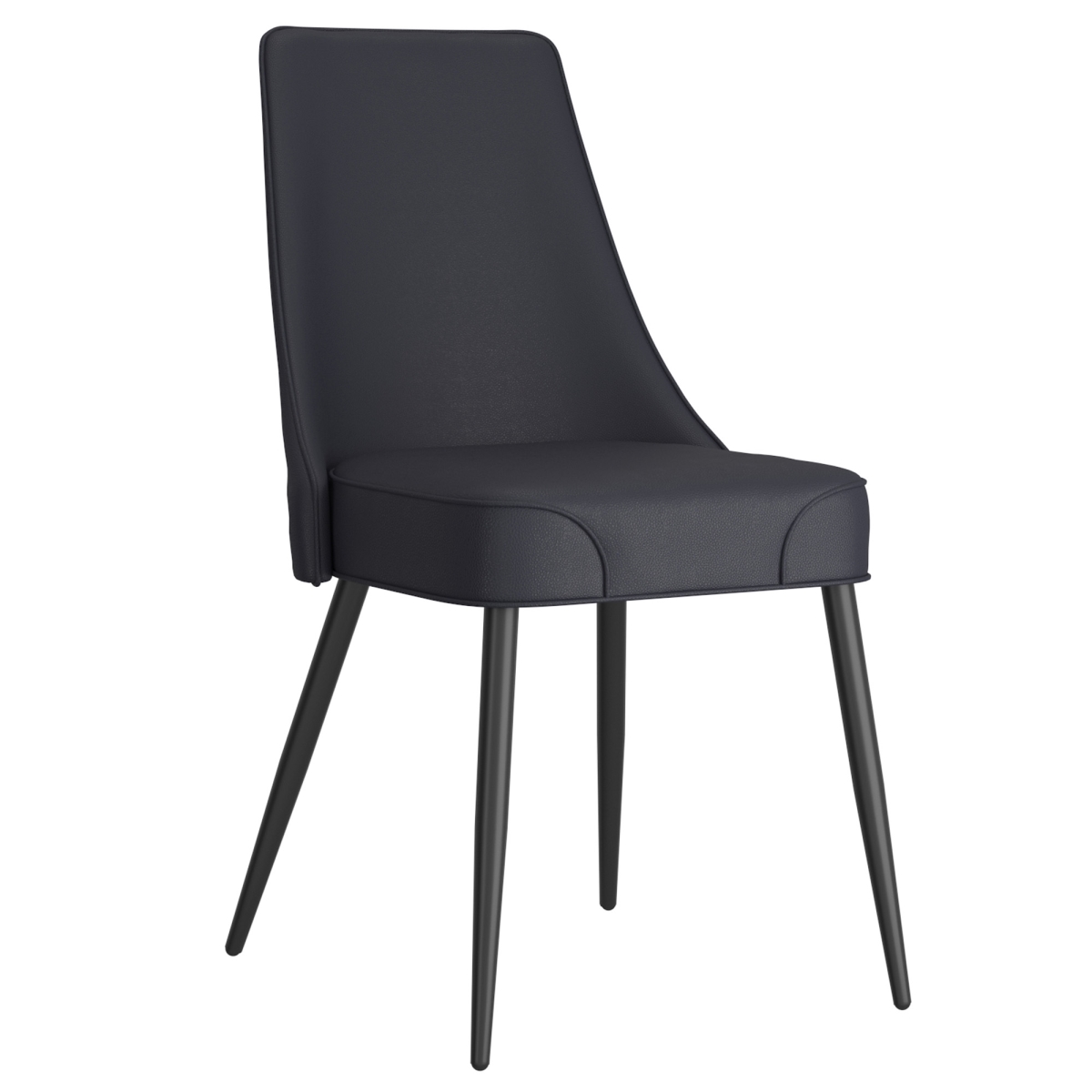202-158PUBK Koda Dining Chair, Black