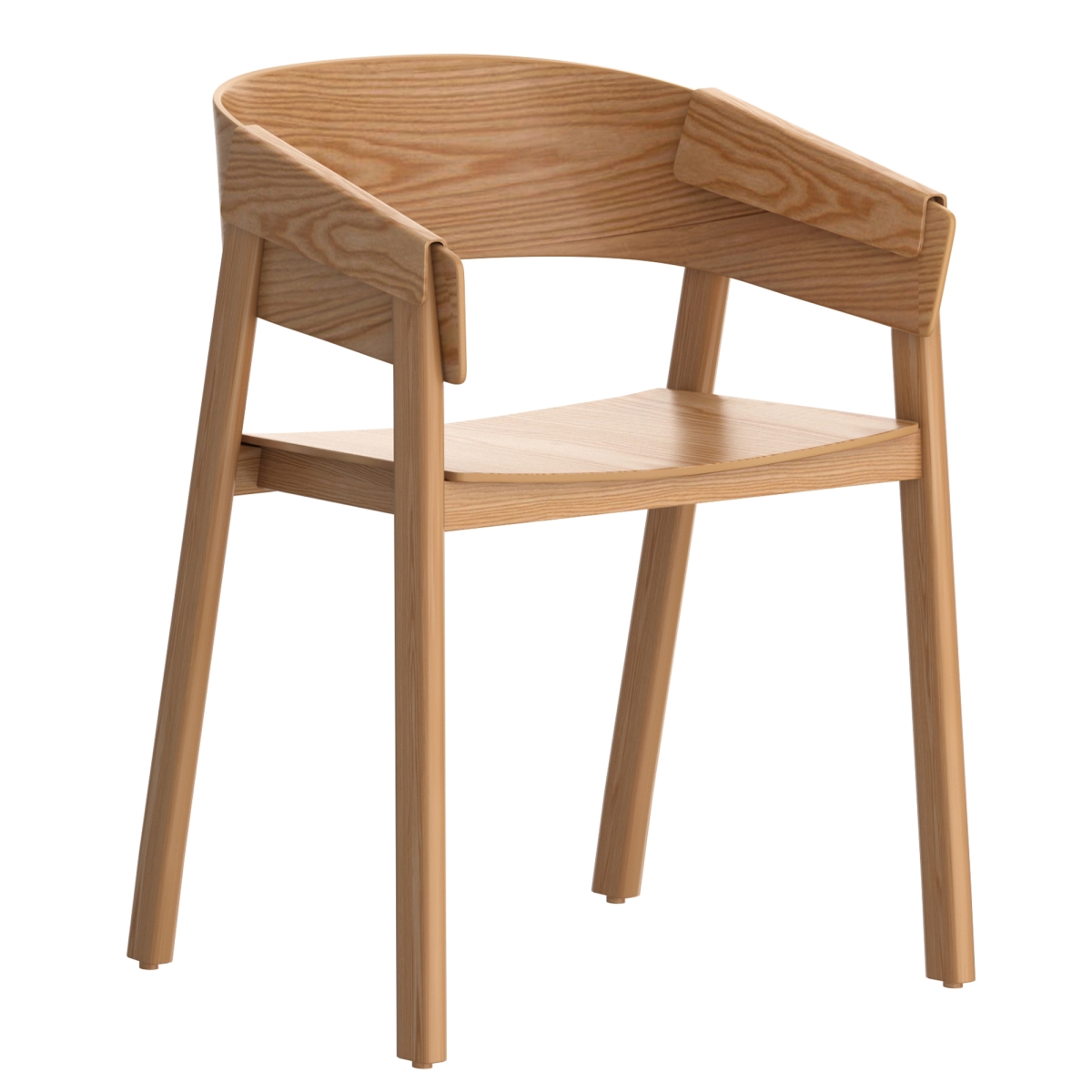 202-563NAT Mateo Dining Chair - Natural