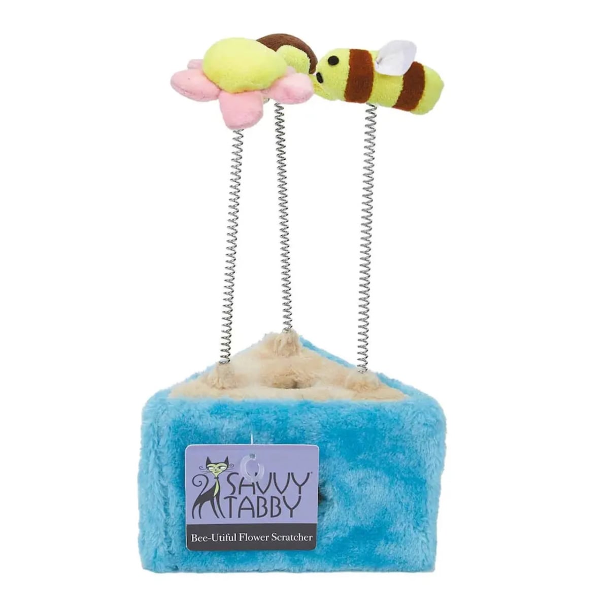US2042 57 Savvy Tabby Beautiful Flower Scratcher Cat Toys