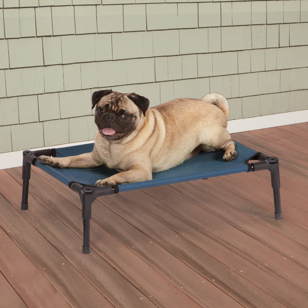 Picture of PetEdge ZW9023 12 19 Guardian Gear Pet Cot&#44; Blue - Small