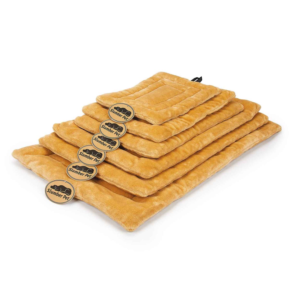 Picture of PetEdge ZW941 18 11 18 x 13 in. Slumber Pet Plush Mat&#44; Sand - Small