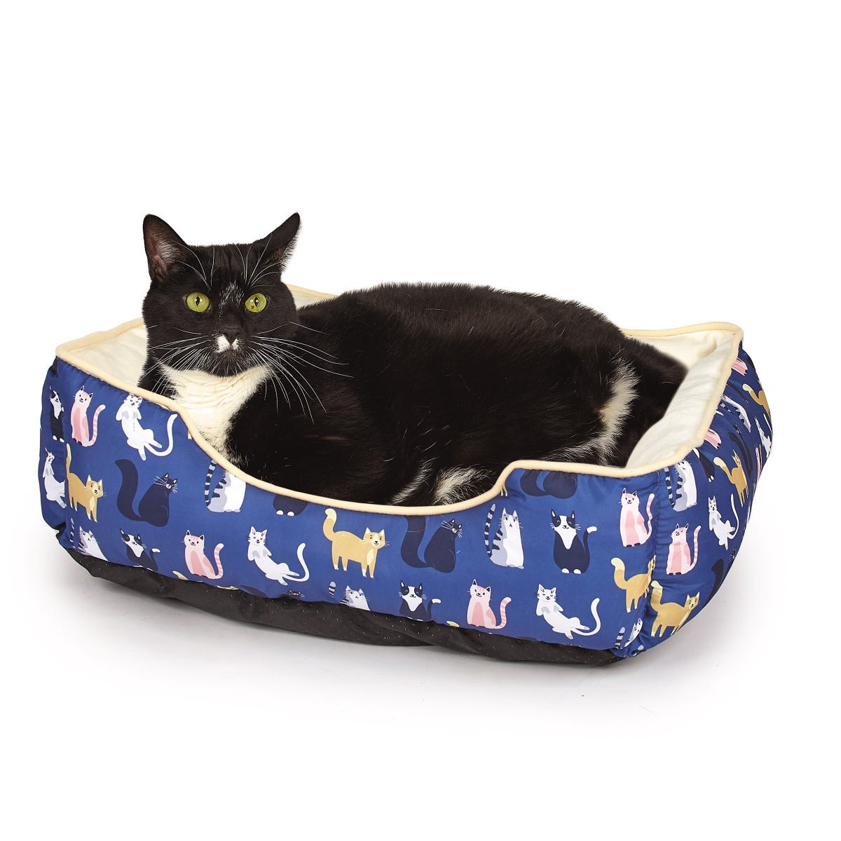 Picture of PetEdge ZW0227 19 20 20 in. Slumber Pet All Cats Cuddler Beds