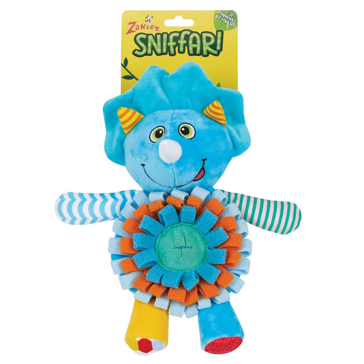 Picture of PetEdge ZA7516 24 10 Zanies Dinosaur Sniffari Dogs Toys with Squeaker