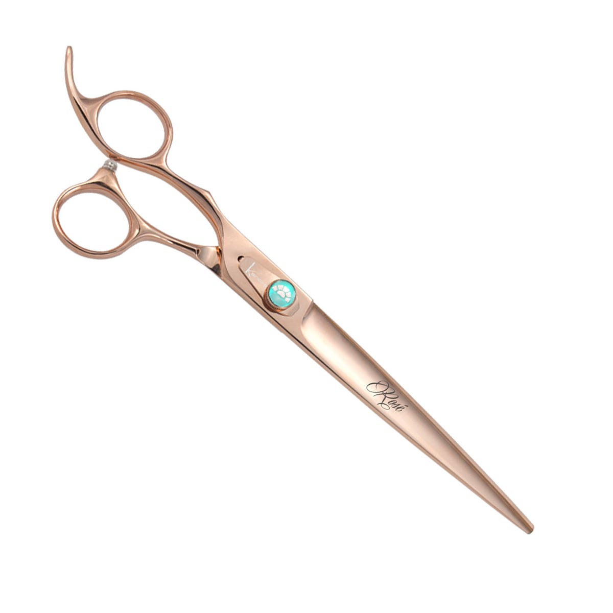 Picture of PetEdge KE1512 07 7 in. Kanchi Rose Pet Grooming Straight Left Shears