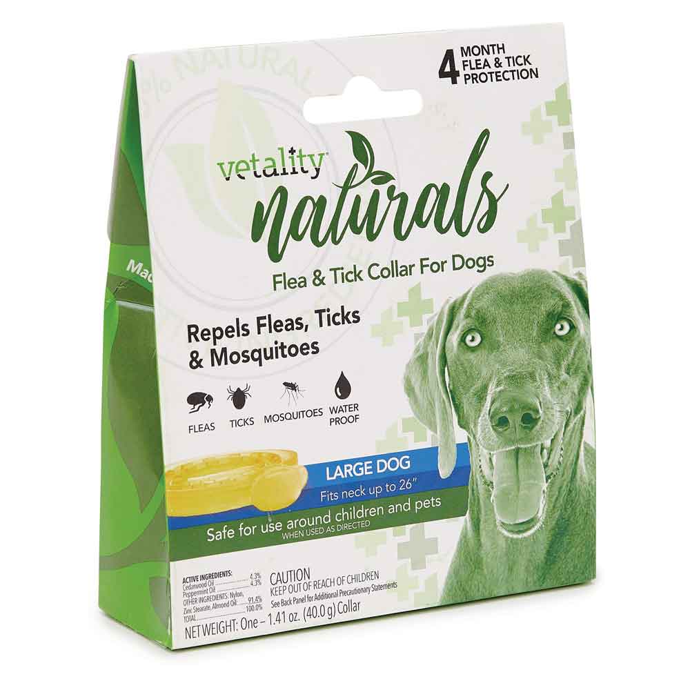 Picture of PetEdge ZX2553 08 Vetality Naturals 4-Months Flea & Tick Dogs Pet Grooming Collars - Large