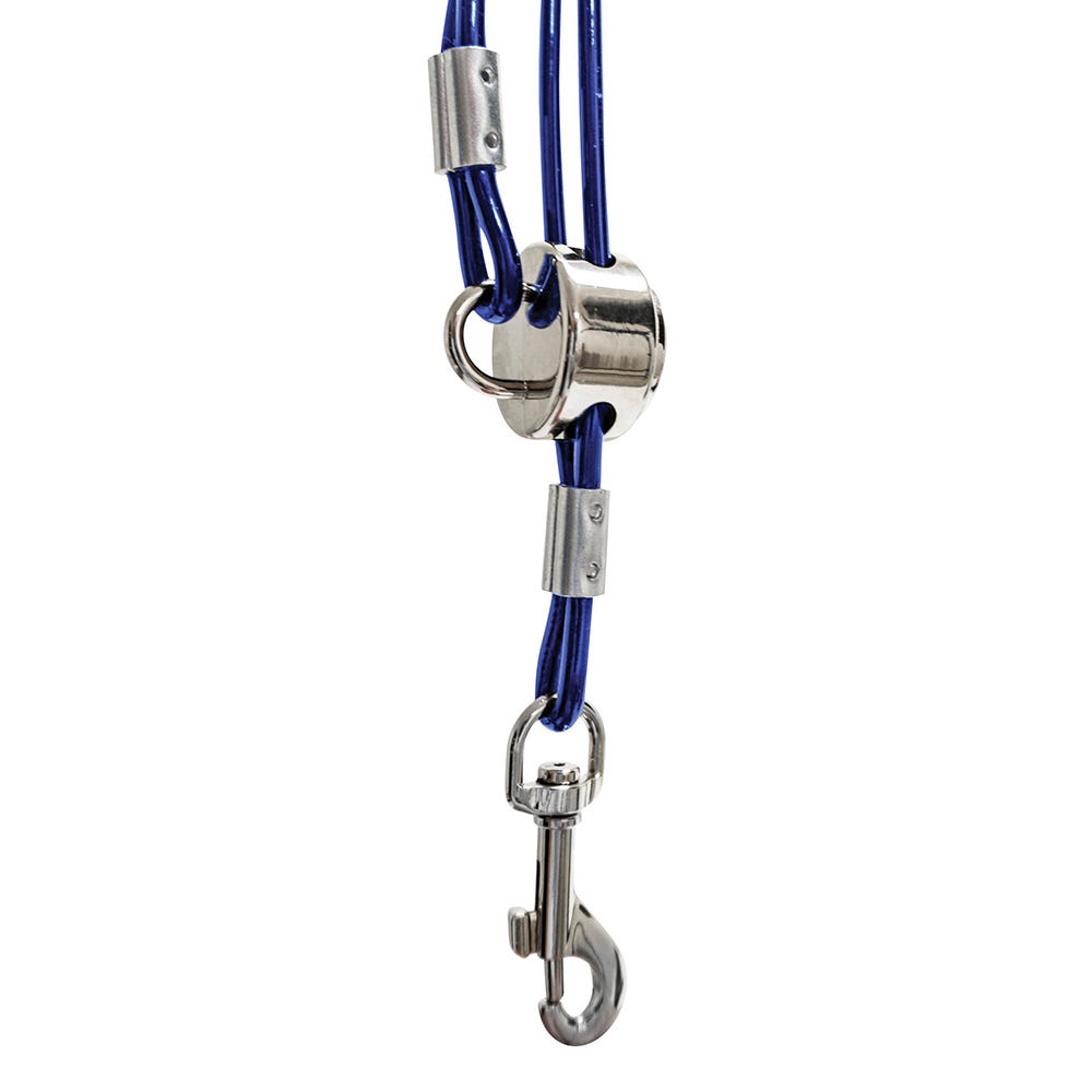 Picture of PetEdge ZX2400 16 19 All for Groomers Vinyl Trach Saver&#44; Blue - Medium