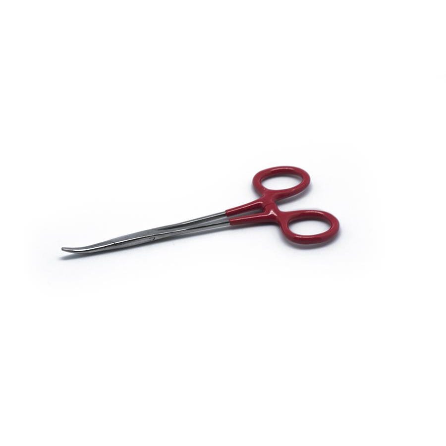 Picture of PetEdge HEMO.REDCL 5 in. DDP Hemostats Red Curved Locking