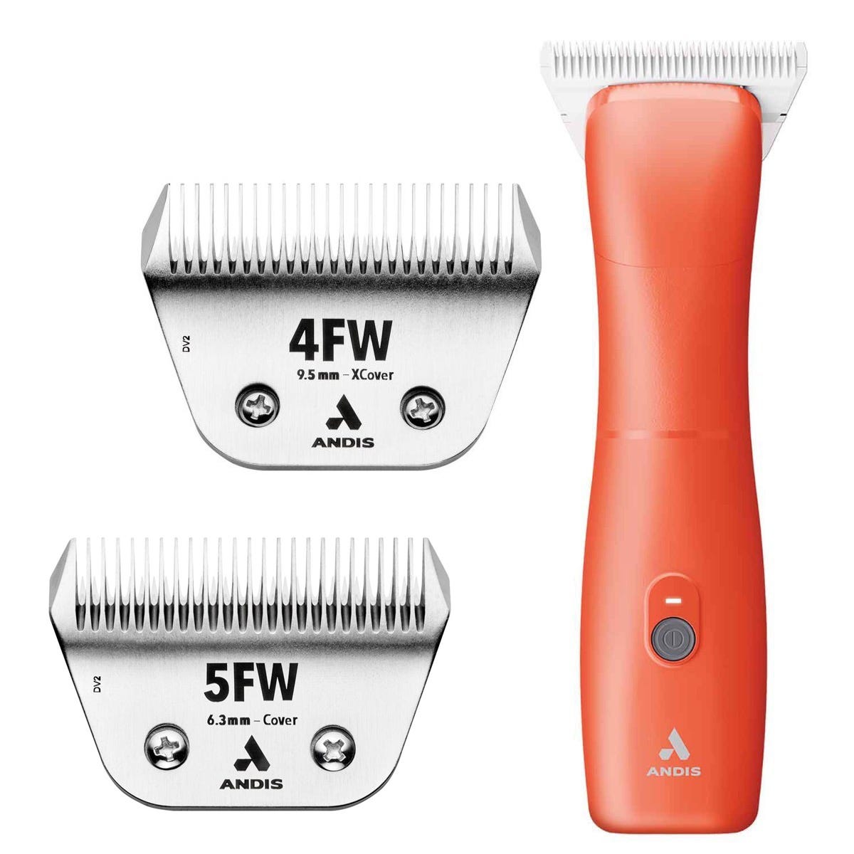 Picture of PetEdge AD566008 60 Andis eMerge Geib Clipper Wide Blade Combs&#44; Orange