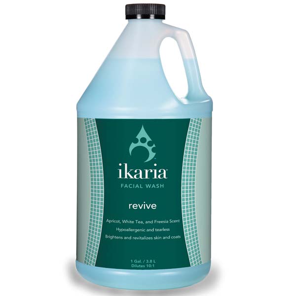 Picture of PetEdge ZX3154 91 Ikaria Dog Grooming Facial Wash Revive Gal