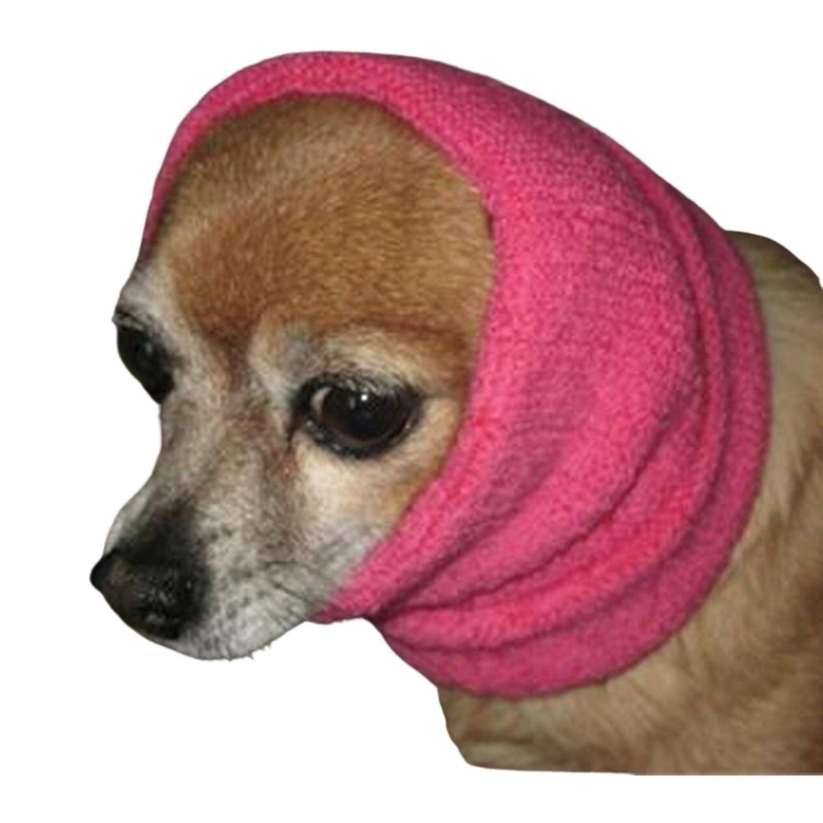Picture of PetEdge HHP1.XSMALL Happy Hoodie Single Fabric Band&#44; Pink - Extra Small