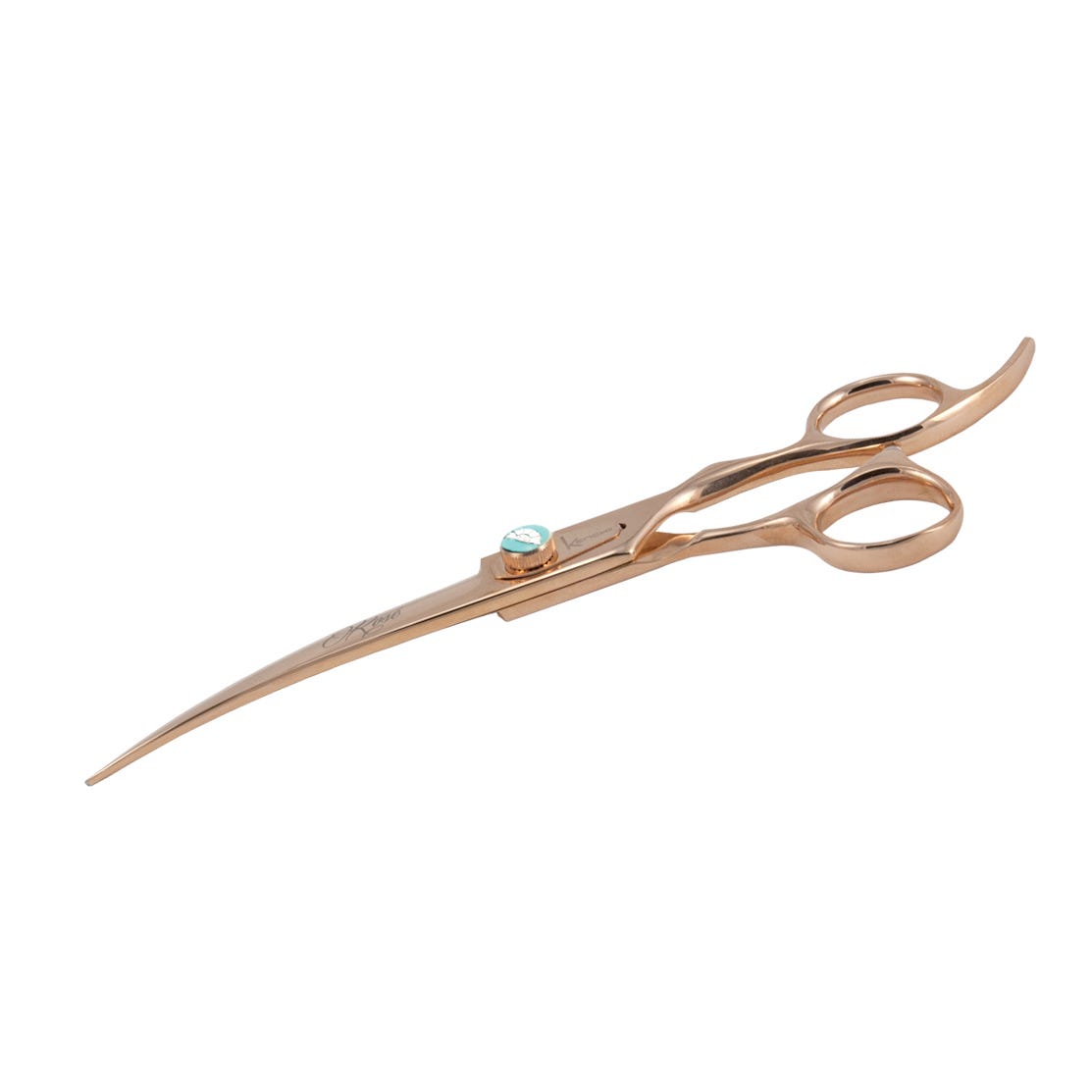 Picture of PetEdge KE1803 07 7 in. Kanchi Rose Curved Shears