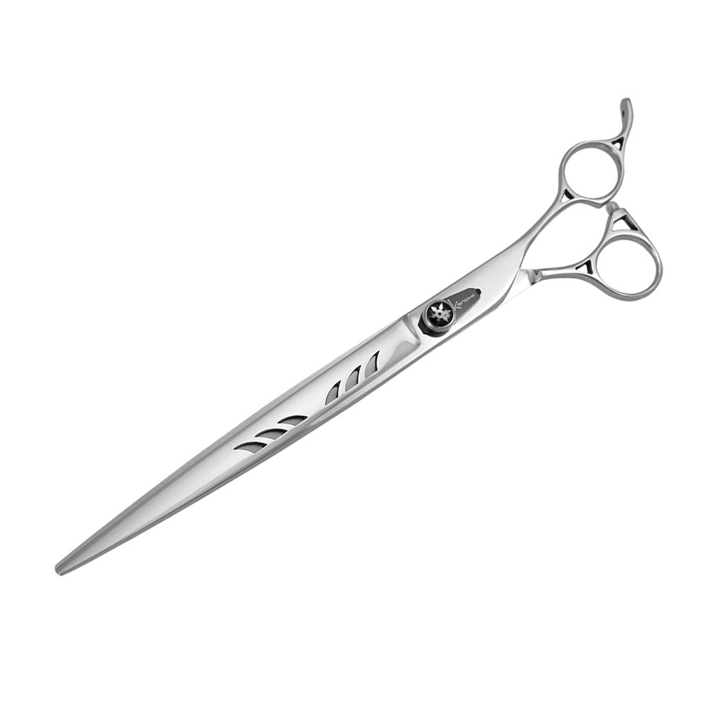 Picture of PetEdge KE1908 95 9.5 in. Kanchi Shinobi Pet Grooming Straight Shears