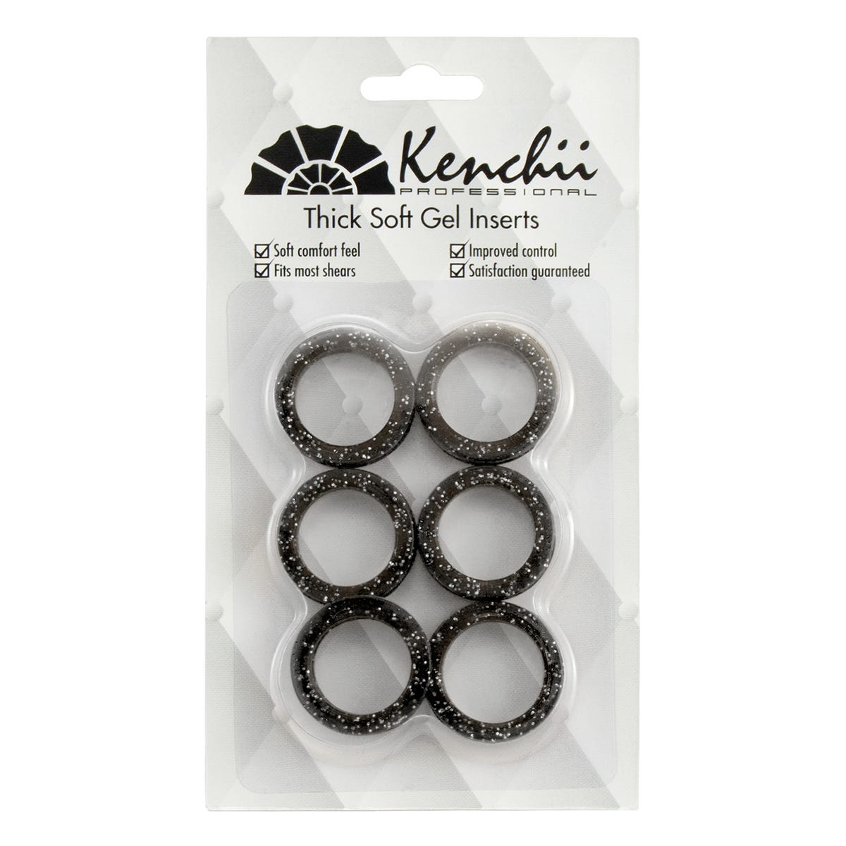 Picture of PetEdge KE6902 17 06 Kanchi Finger Thumb Insert&#44; Black - Pack of 6