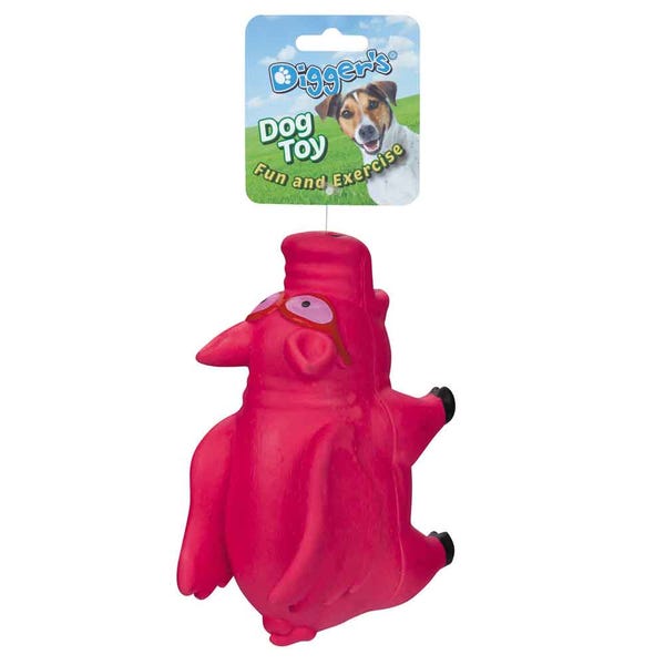 ZD9167 75 Diggers Flying Grunting Pig Toys, Pink