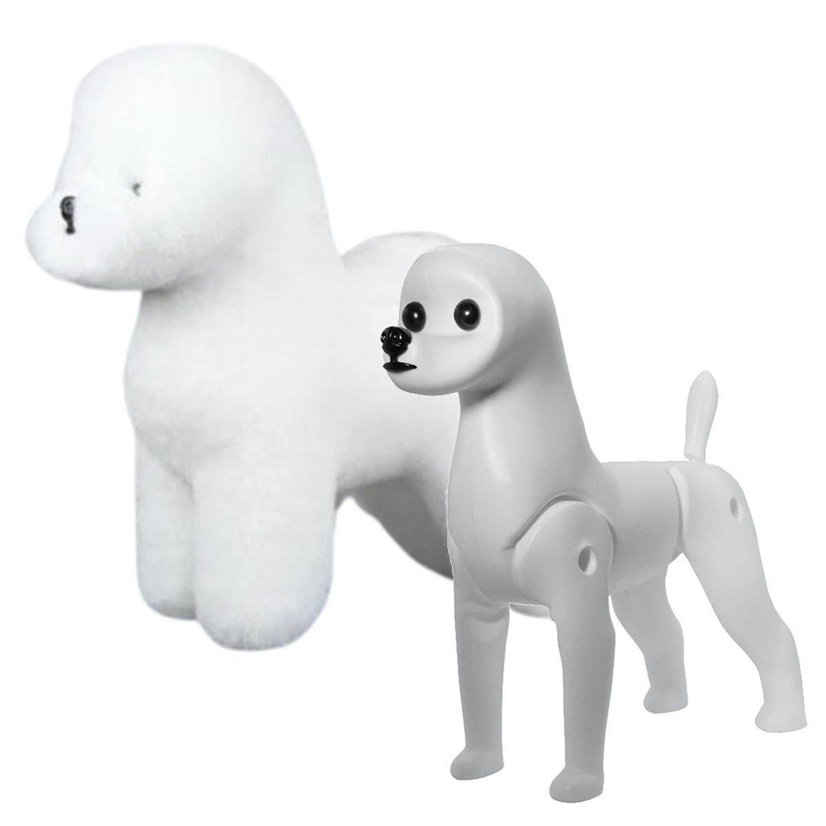 Picture of PetEdge AY128C Artero Bichon Dog Model & Fur Kit - Pack of 2