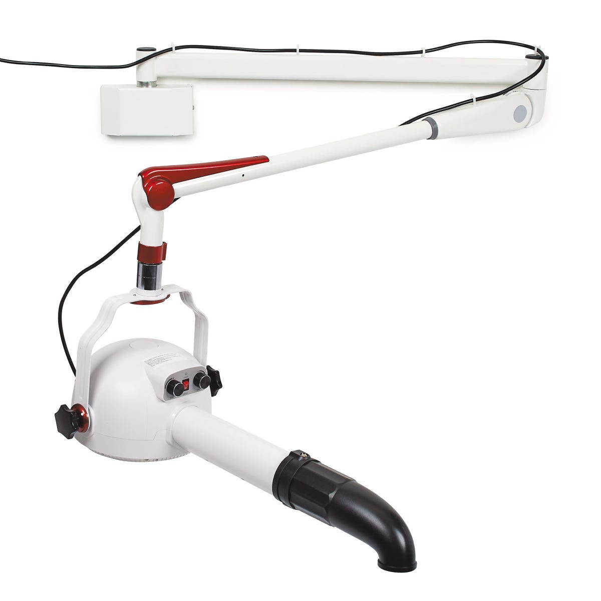 Picture of PetEdge TP20420 02 Master Equipment PowerDrive System Brushless Anionic Dog Dryer Head with Wall Mount
