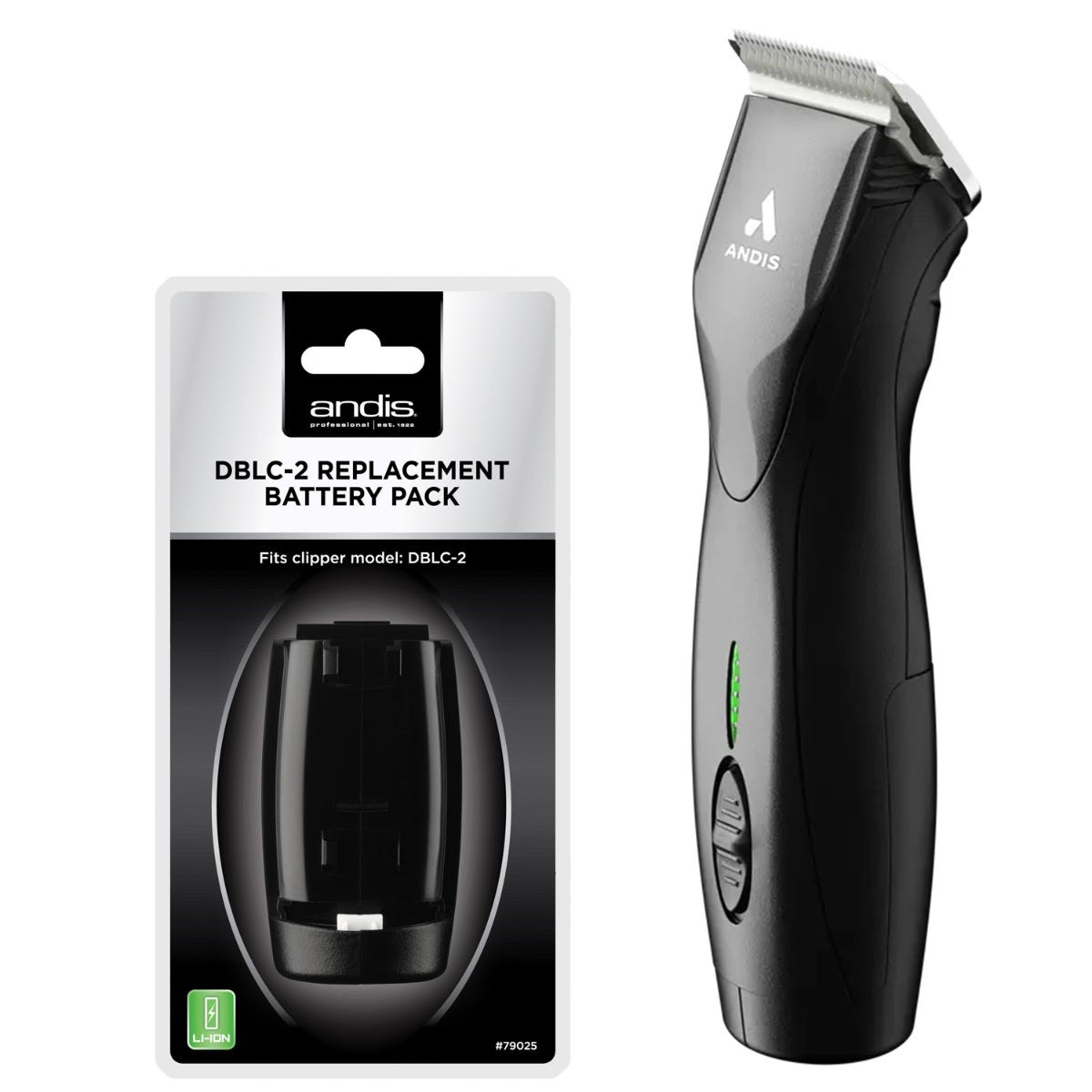 Picture of PetEdge AD796917 17 Andis Pulse ZR II Pet Grooming Clipper & Battery Kit&#44; Black