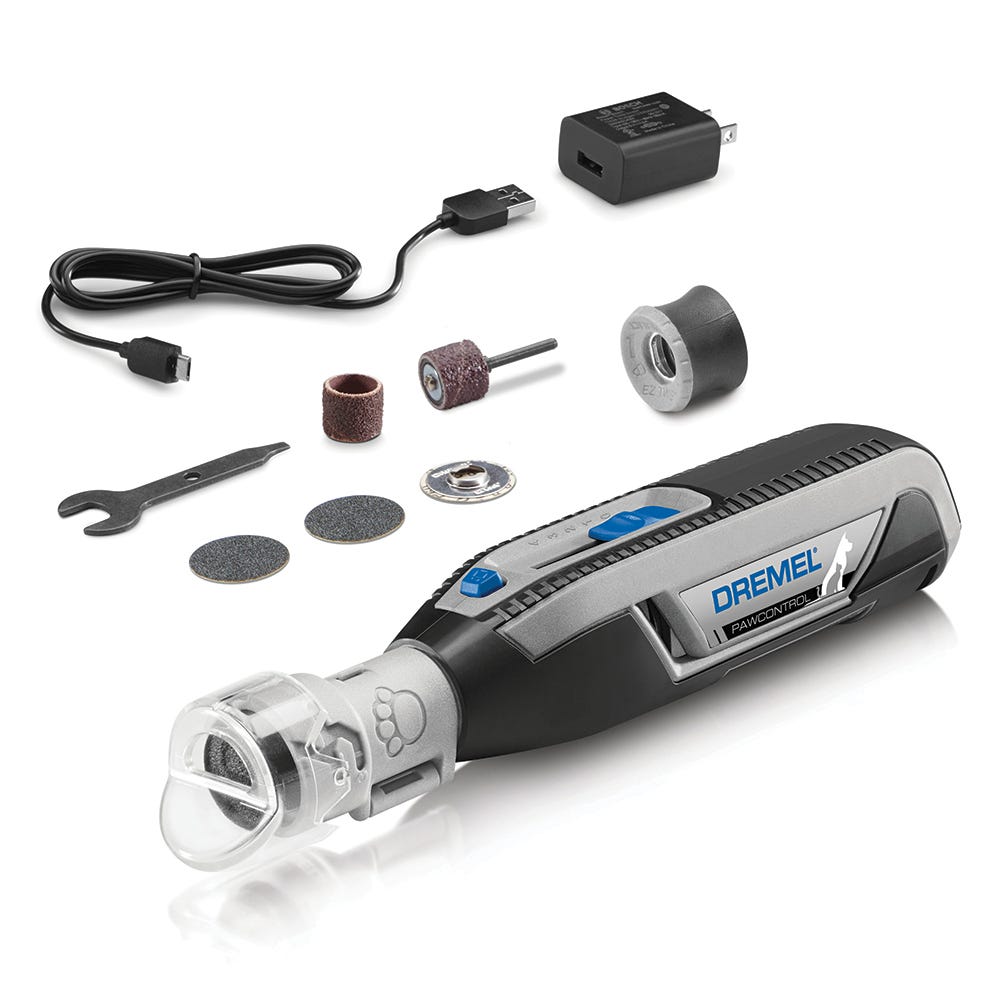 Picture of PetEdge ZW7760 36 Dremel Cordless Variable Speed Dog Nail Grinder Kit