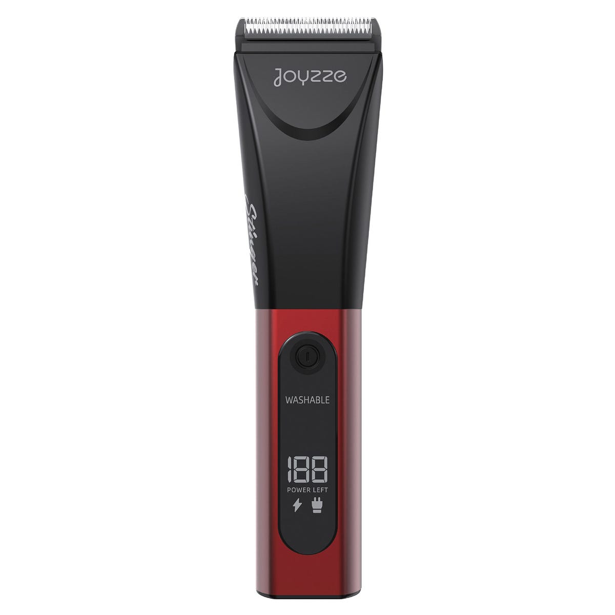 Picture of PetEdge JZ0300 83 Joyzze Stinger C-Series 5-in-1 Adjustable Blade Dog Hair Clipper&#44; Red