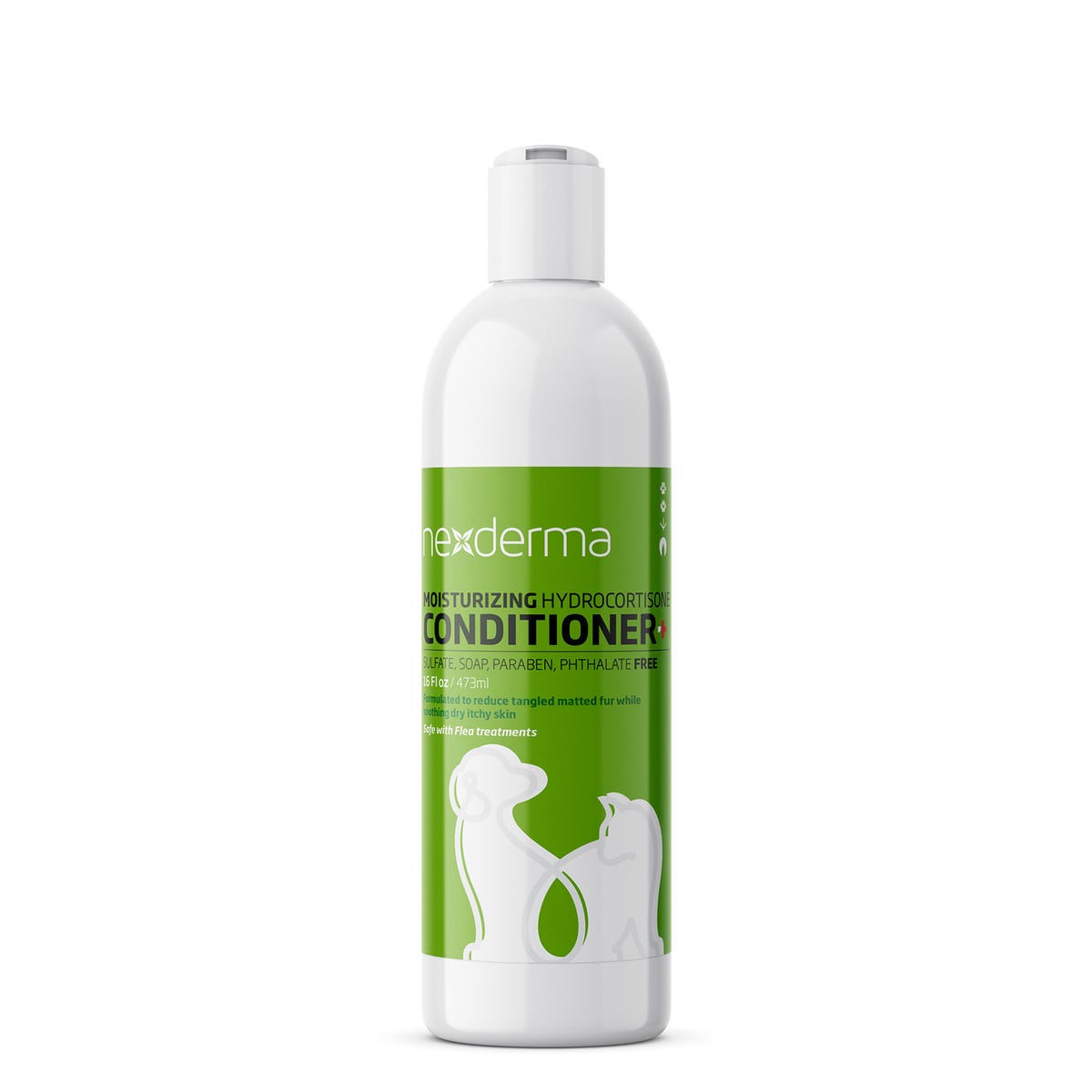 Picture of PetEdge ZX7616 16 16 oz Nexderma Moisturizing Hydrocortisone Dog Grooming Conditioner