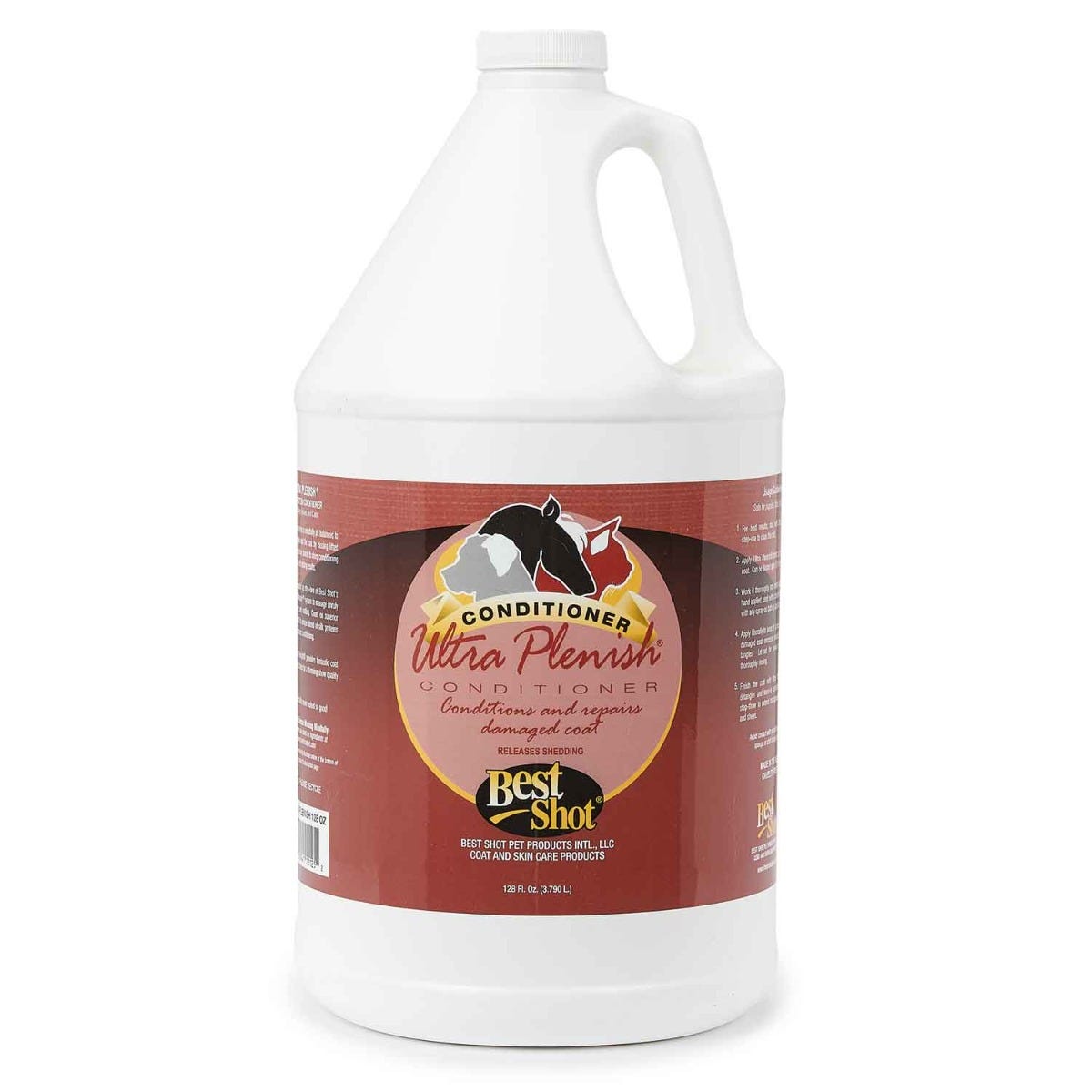 Picture of PetEdge ZX0110 91 Best Shot Ultra Plenish Dog Grooming Conditioner Gallon