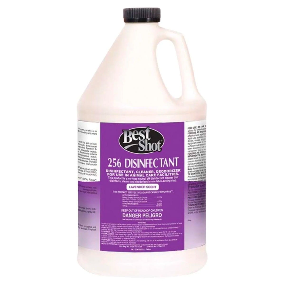 Picture of PetEdge 00118A 1 gal Best Shot 256 Lavender Pet Cleaning Disinfectant