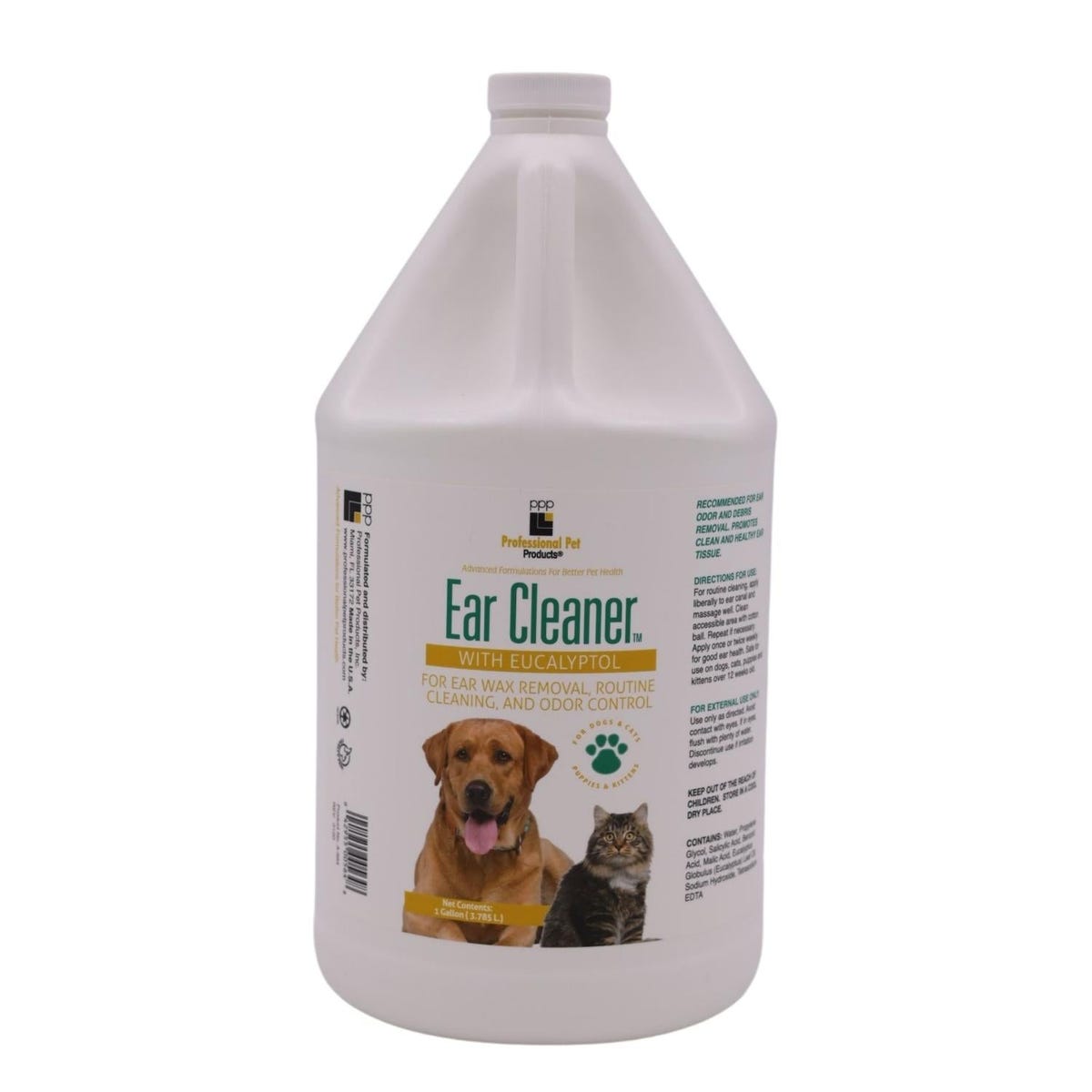 Picture of PetEdge EARCLEAN1G 1 gal Professional Pet Products Ear Cleaner with Eucalyptol Refill