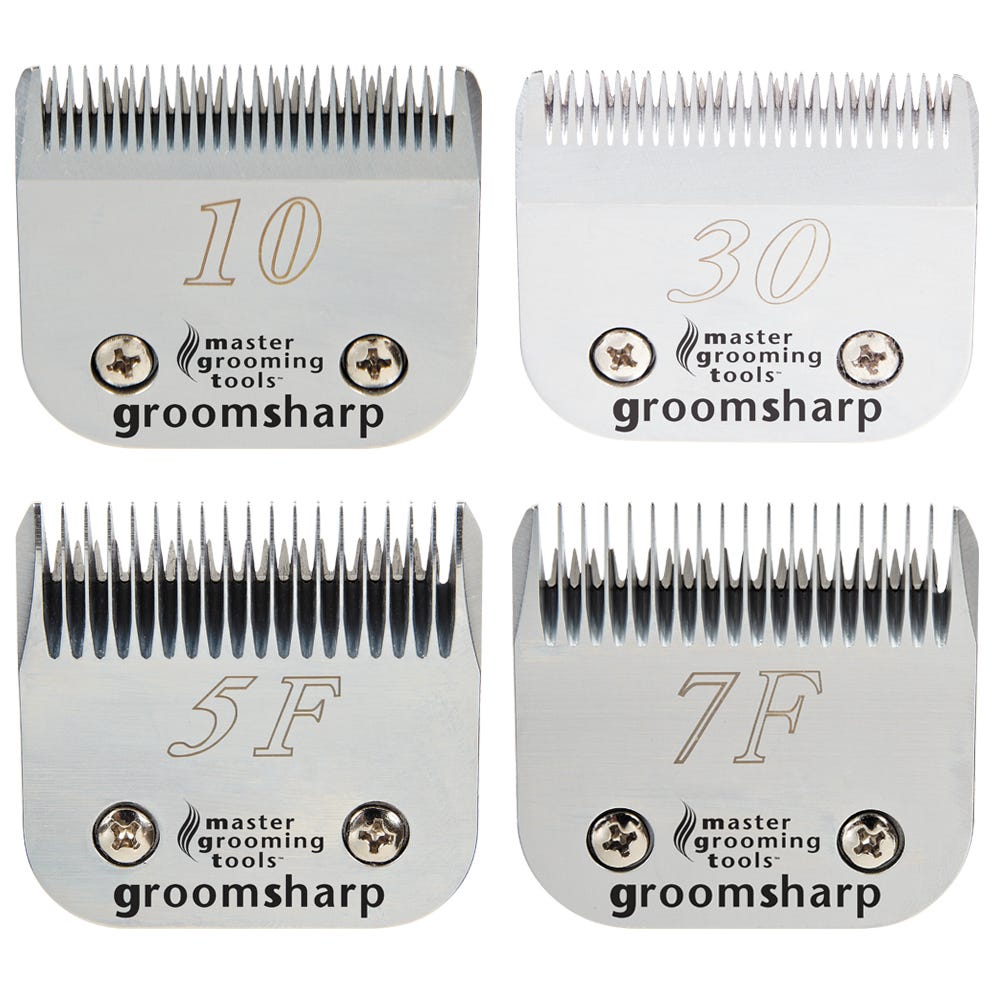 Picture of PetEdge ZW22124 Master Grooming Tools Groom Sharp Steel Blade Kit