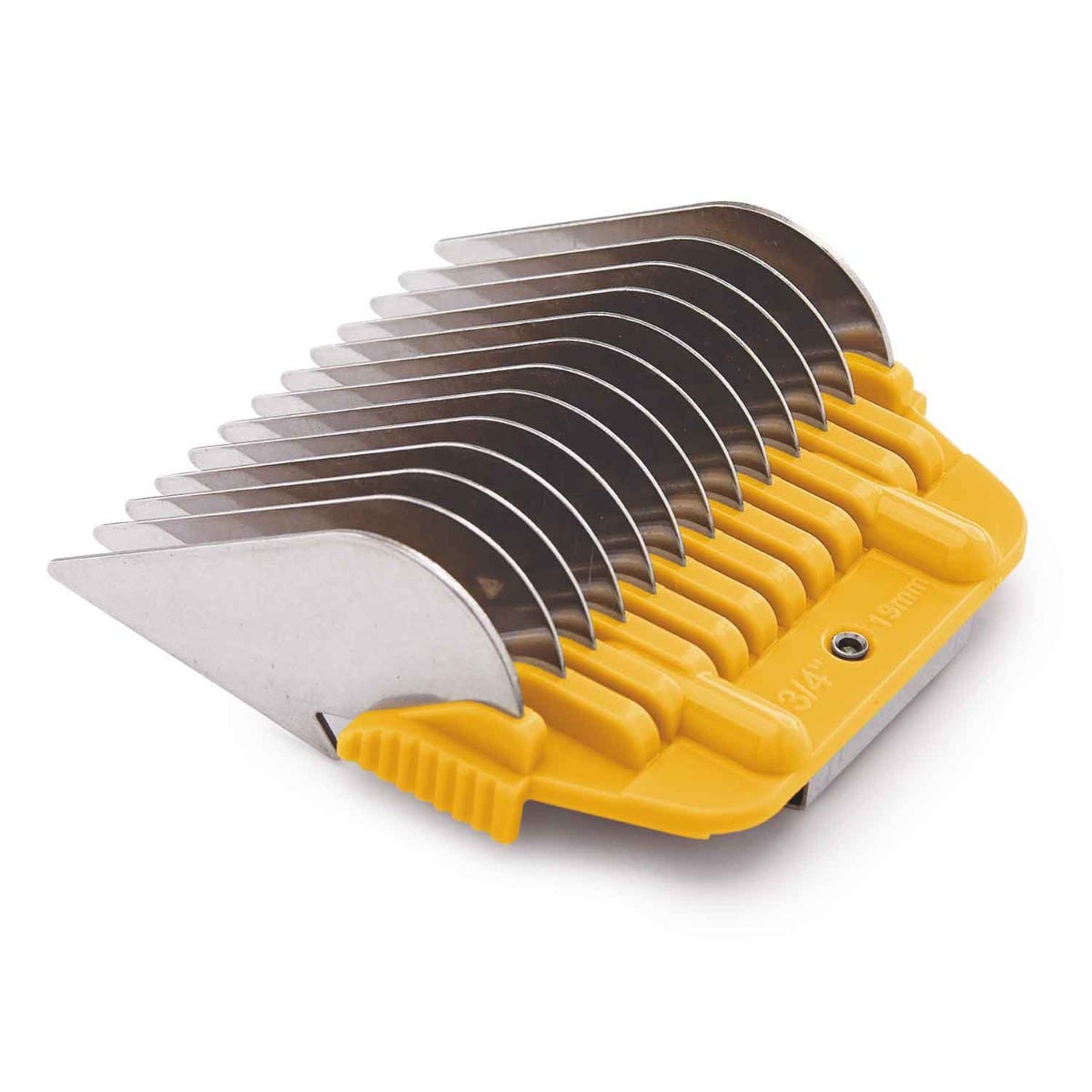 Picture of PetEdge SSG19 0.75 in. & 10 mm Affordable Grooming Shears Single Wide Snap On Combs
