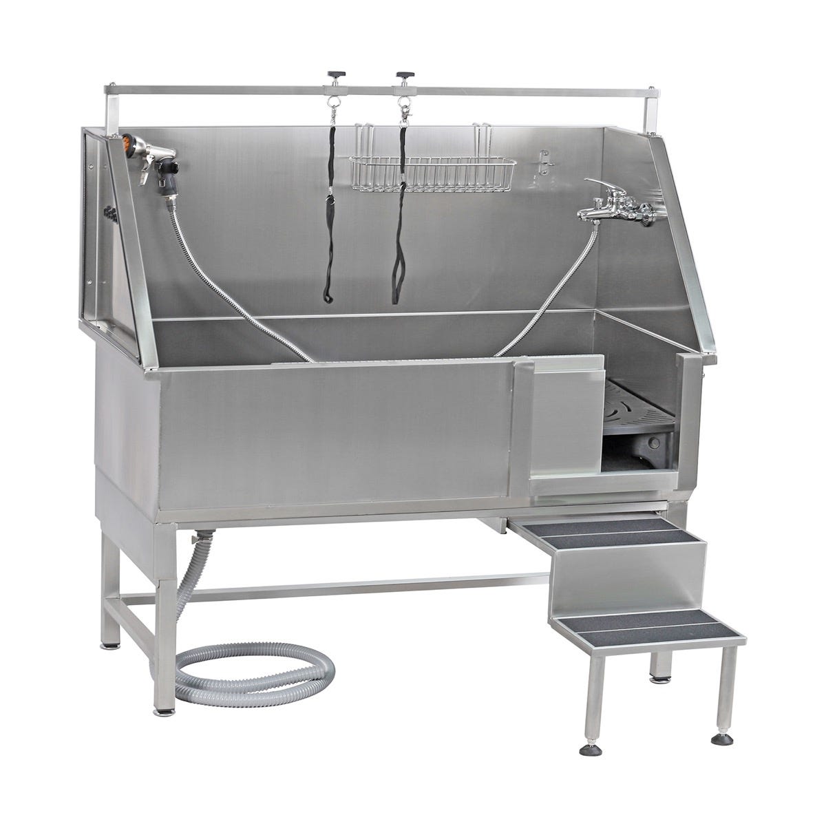 TP2316 60 11 60 in. Master Equipment Pro Deluxe II Stainless Steel Right Door Dog Grooming Tub