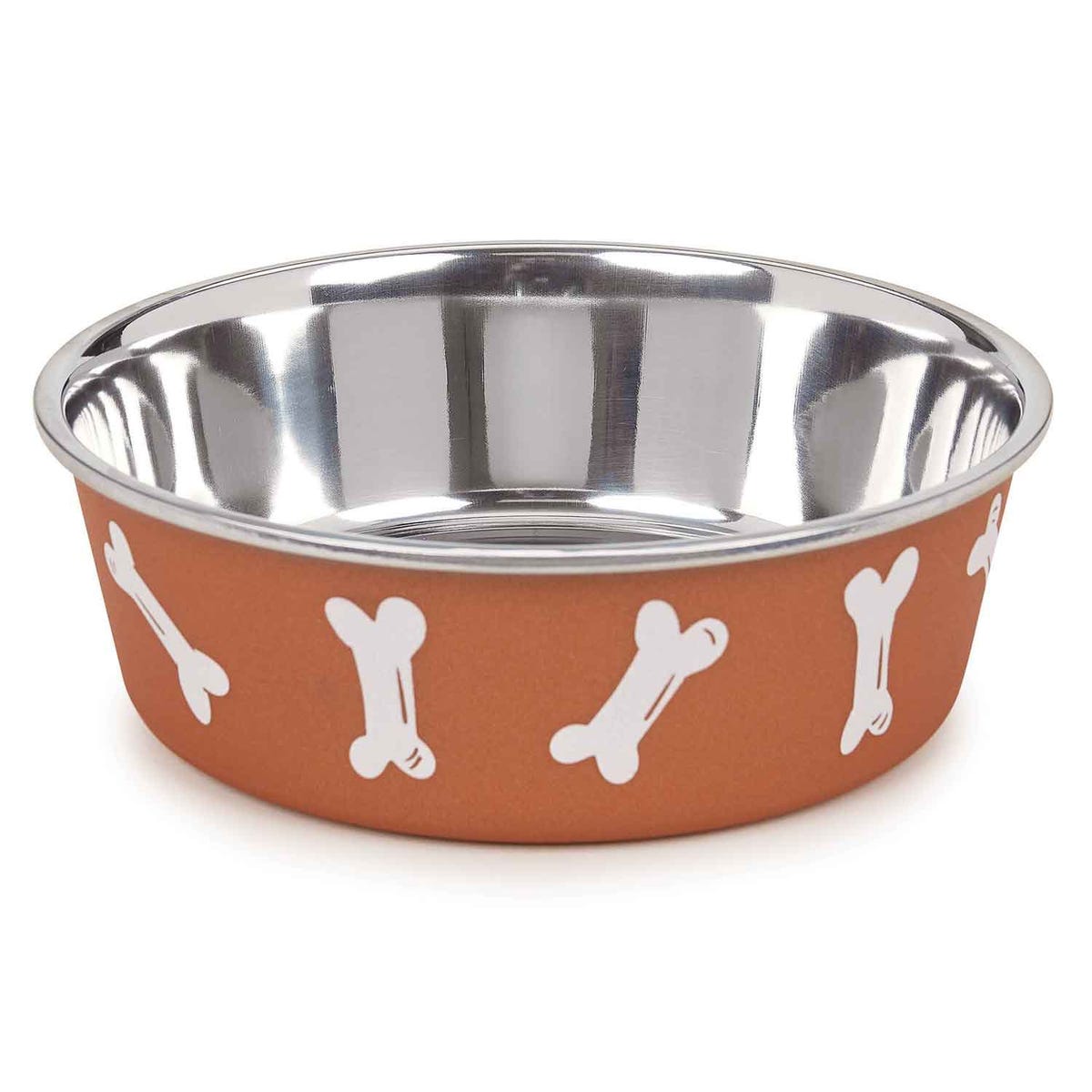 Picture of PetEdge ZW8006 60 20 ProSelect Stainless Steel Goodie Copper Pet Bowl - Large