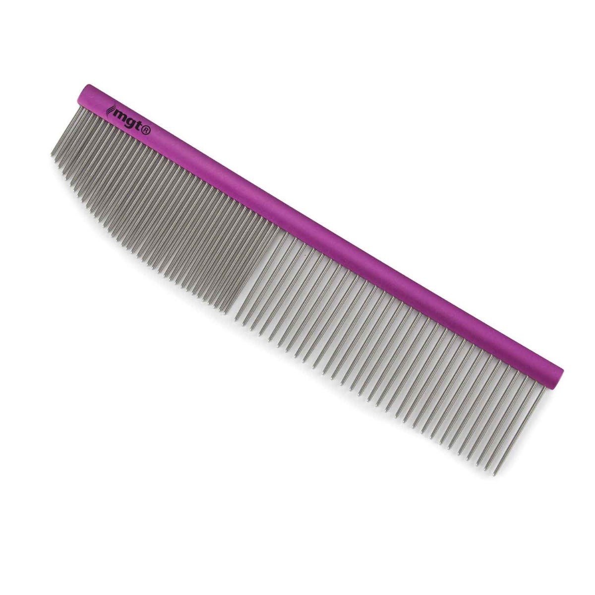 Picture of PetEdge TP3287 11 75 7.5 in. Master Grooming Tools Angled End Medium Coarse Combs