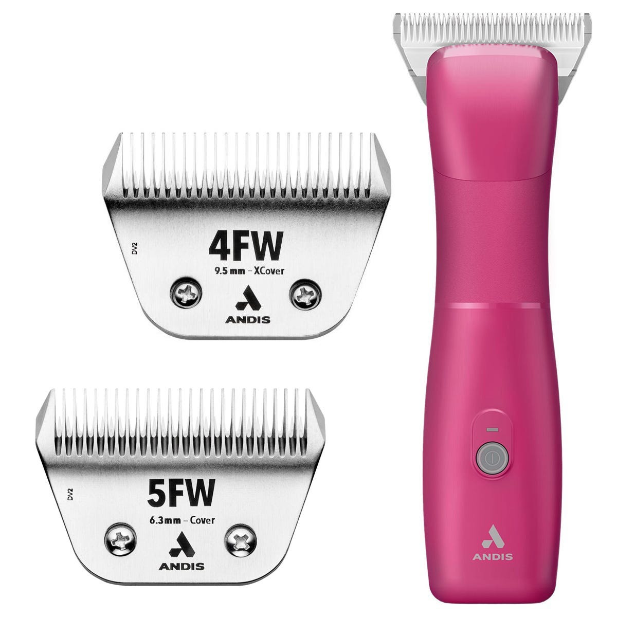 Picture of PetEdge AD564575 02 Andis eMerge Geib Clipper Wide Blade Combs&#44; Pink