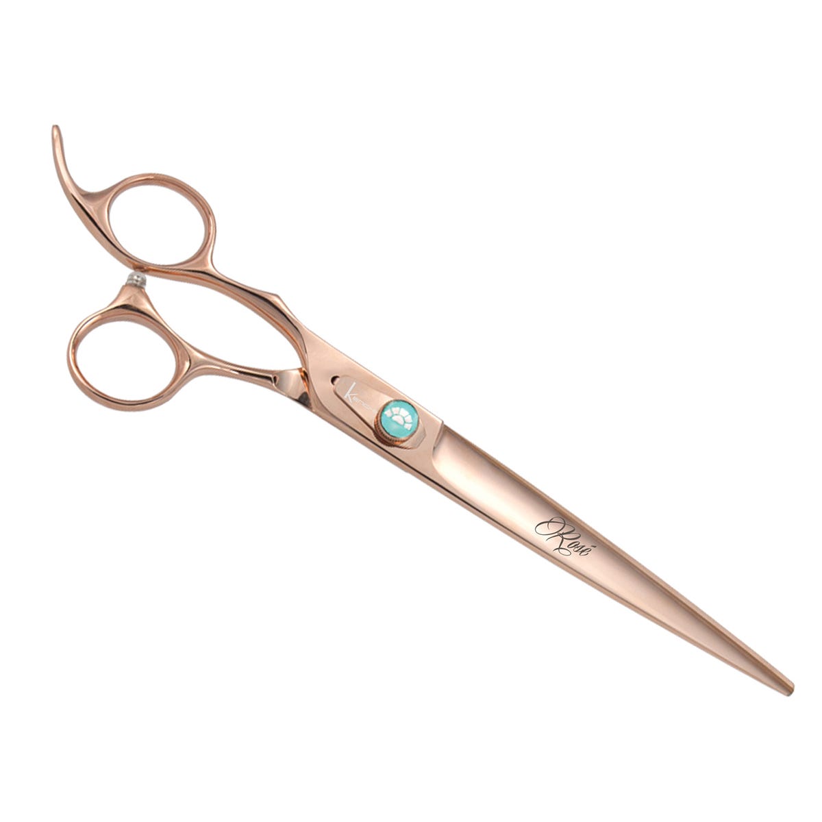 Picture of PetEdge KE1512 08 8 in. Kanchi Rose Pet Grooming Straight Left Shears