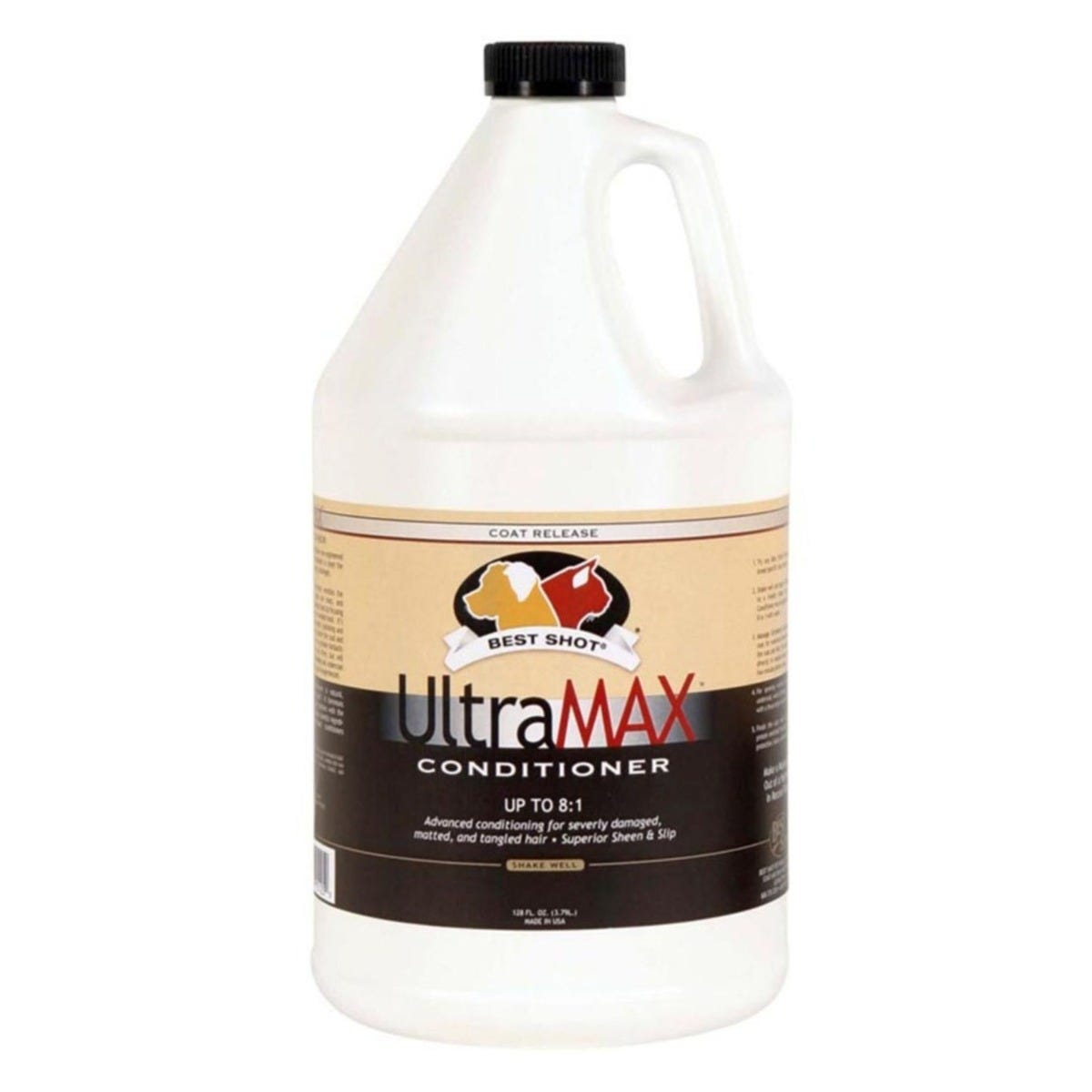 Picture of PetEdge ZX8116 91 Best Shot UltraMax Pro Dog Grooming Conditioner Gallon