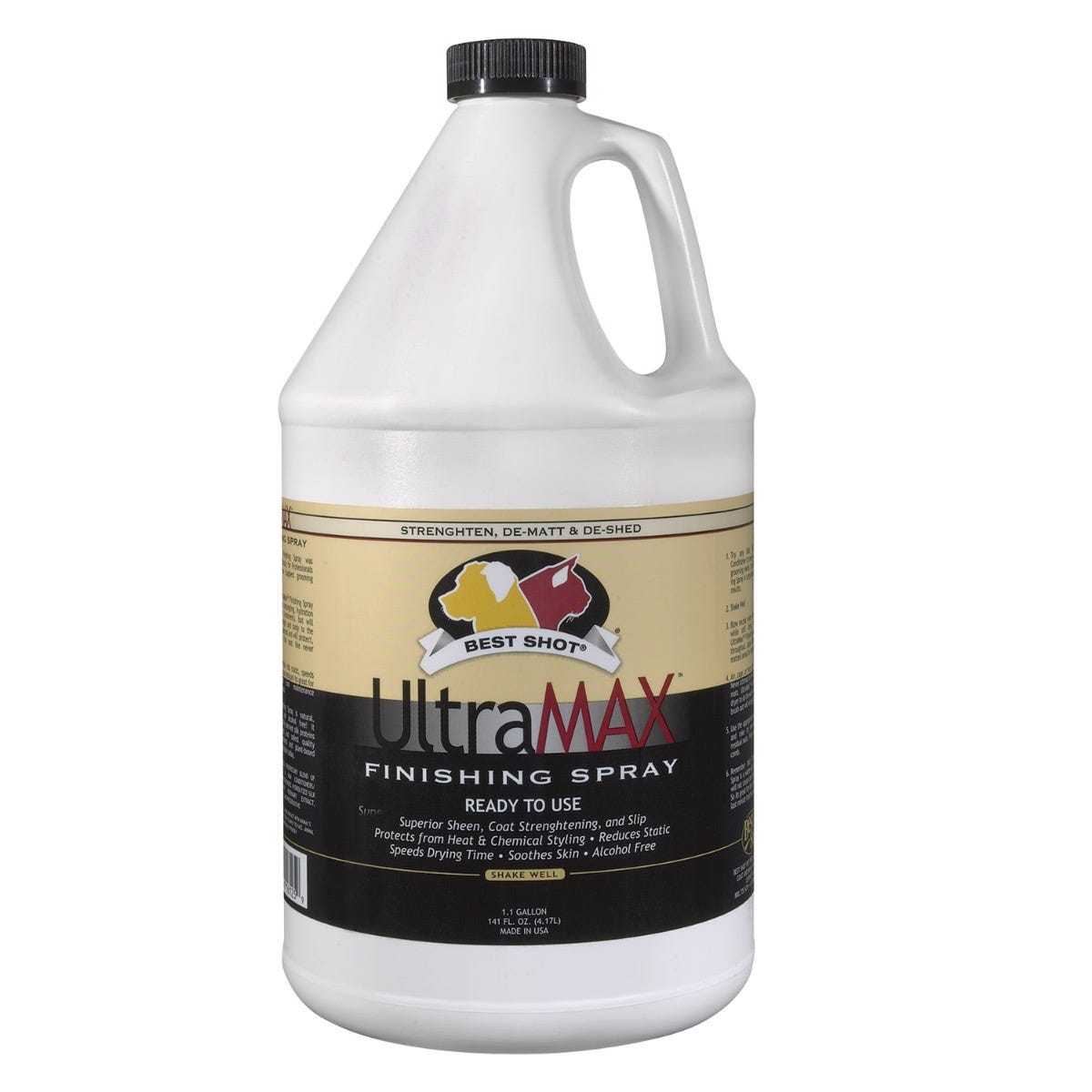Picture of PetEdge ZX8117 91 Best Shot UltraMax Pro Dog Grooming Finish Spray