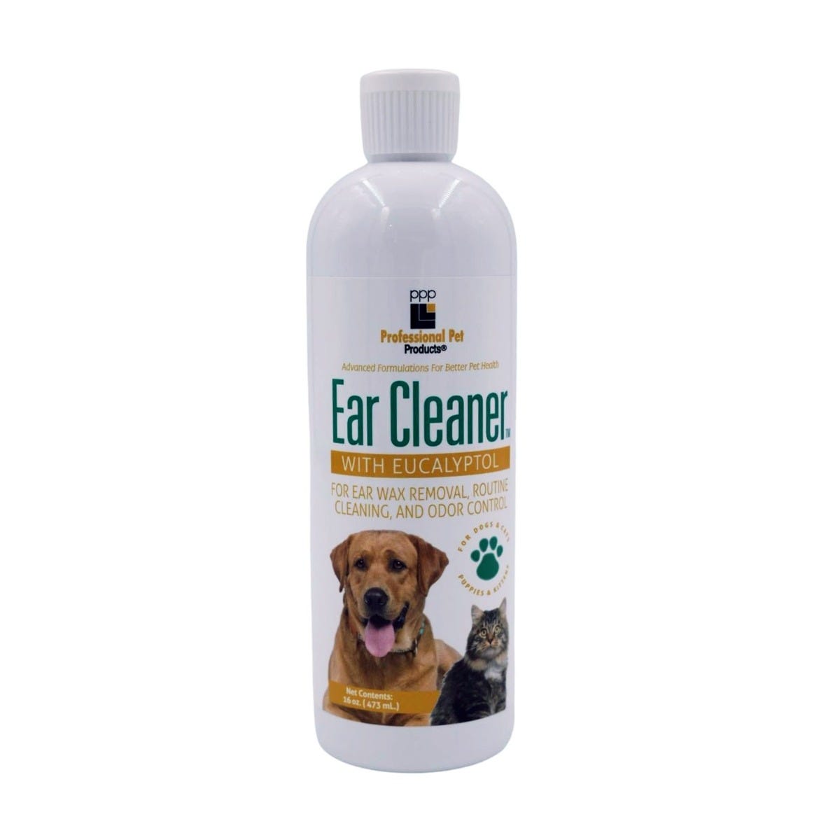 Picture of PetEdge EARCLEAN16OZ 16 oz Professional Pet Products Ear Cleaner with Eucalyptol Refill