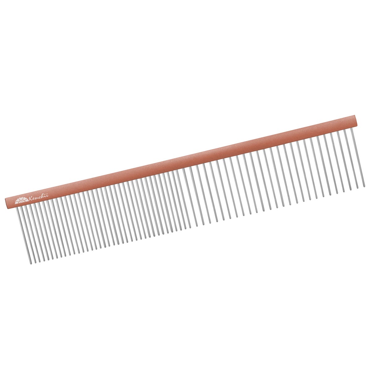 Picture of PetEdge KE1303 16 Kanchi Rose Gold Grooming Pet Combs - Medium
