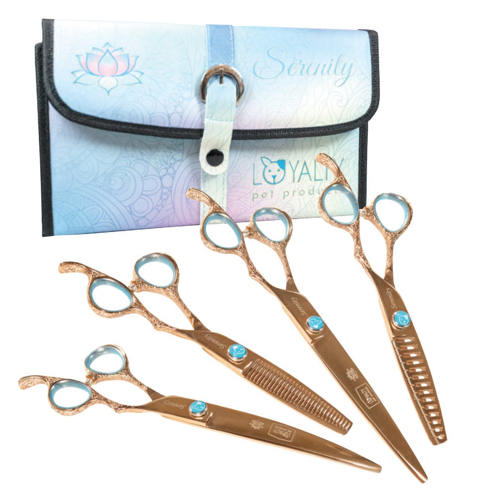Picture of PetEdge ZX0181 04 Loyalty Pet Products Serenity Shears Kit - 4 Piece