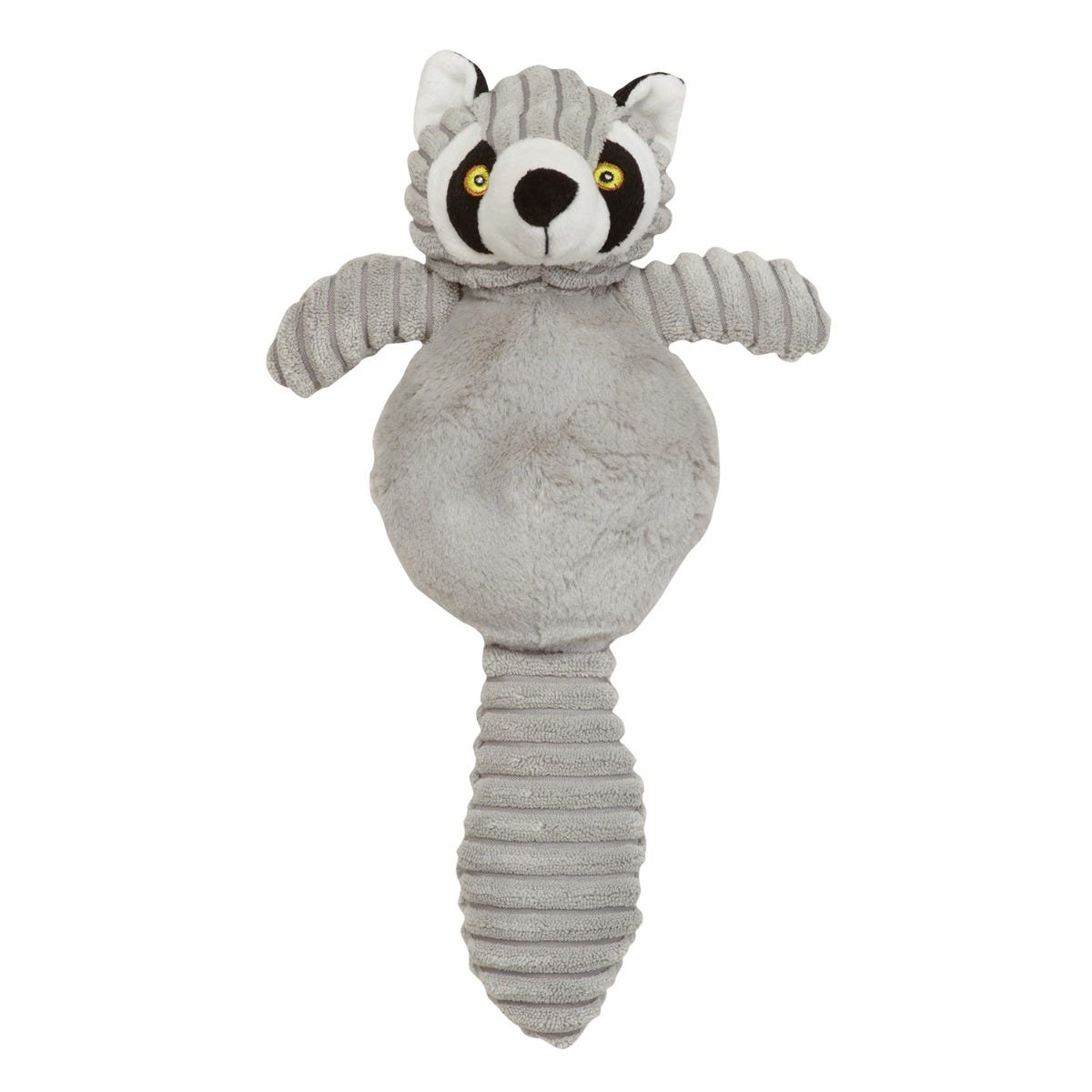 Picture of PetEdge ZW2811 04 13 Zanies Country Crew Raccoon Dog Toys - Pack of 4