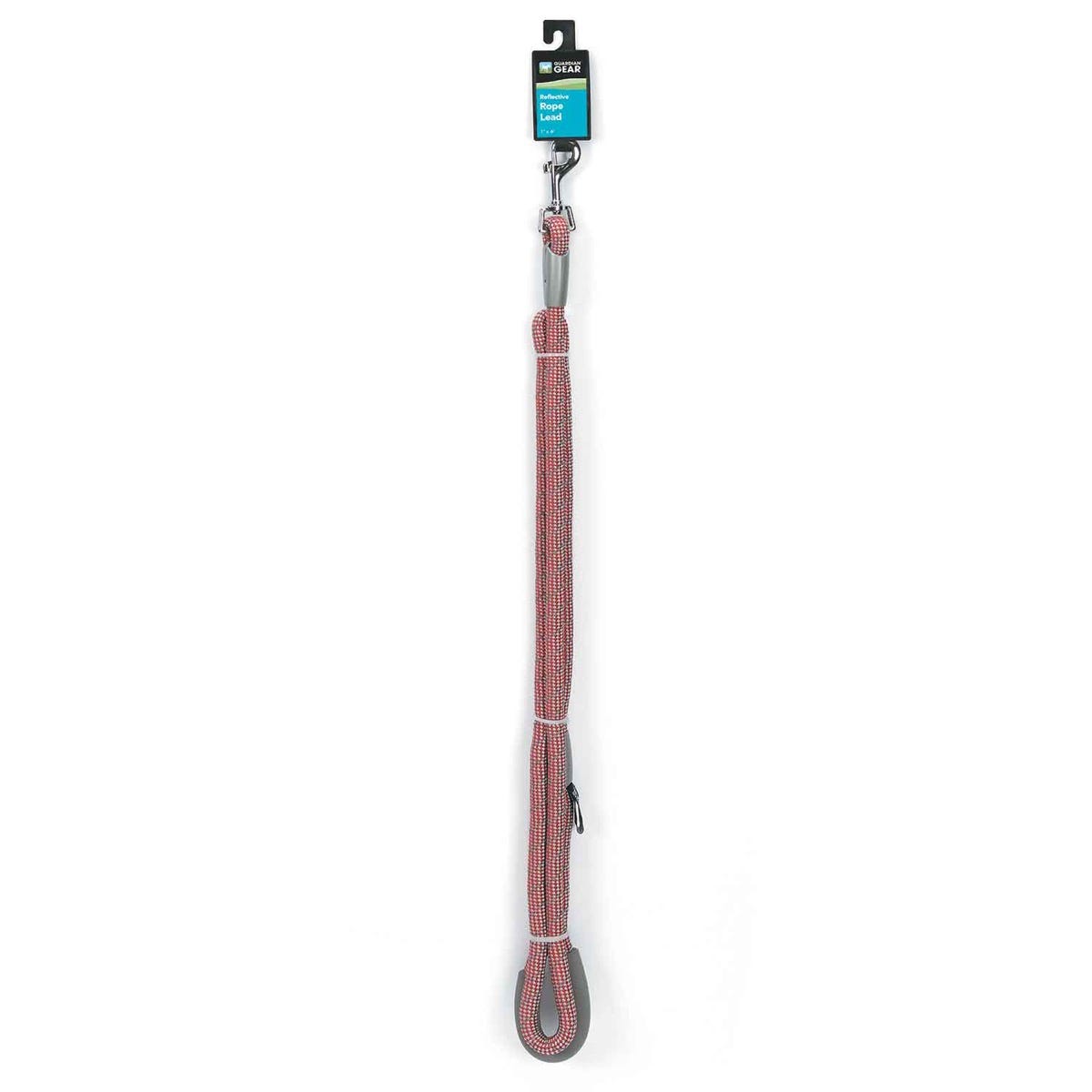 Picture of PetEdge ZA9909 06 83 6 ft. Guardian Gear Reflective Rope Pet Grooming Leads&#44; Red