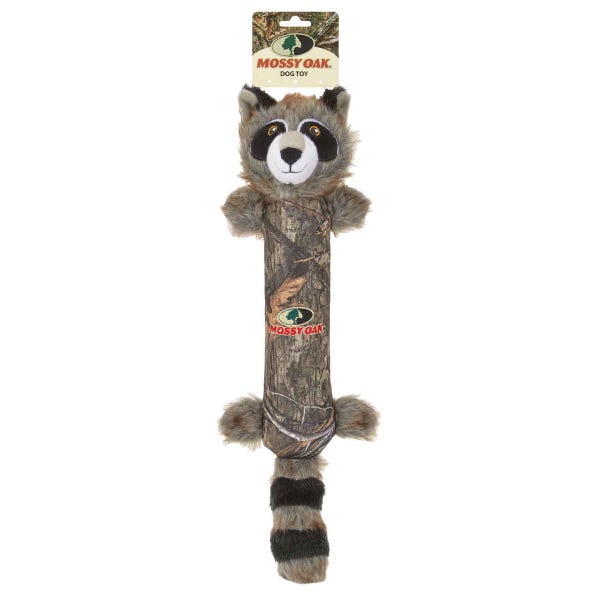 Picture of PetEdge ZX3075 16 Mossy Oak Ballistic Long Body Raccoon Toys