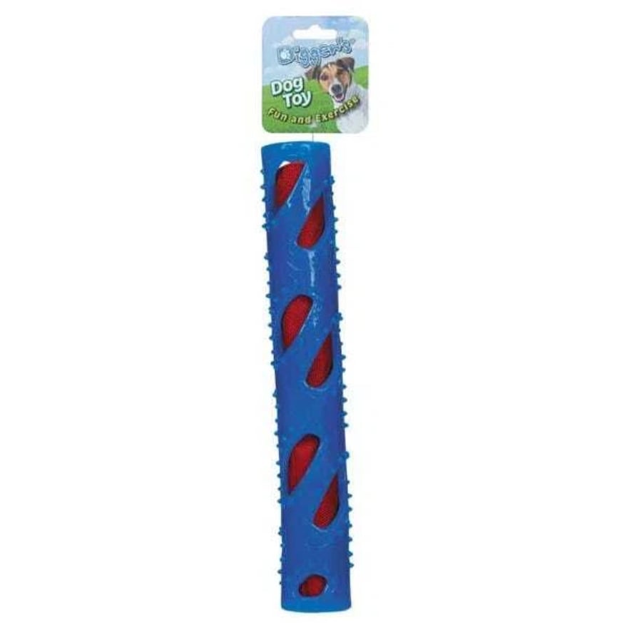 ZD7662 69 Diggers Crinkle Stuff Stick Dog Toys, Orange