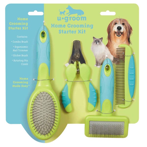 U-Groom Home Pet Groomer - 4 Piece Starter Kit - 4 Piece Set