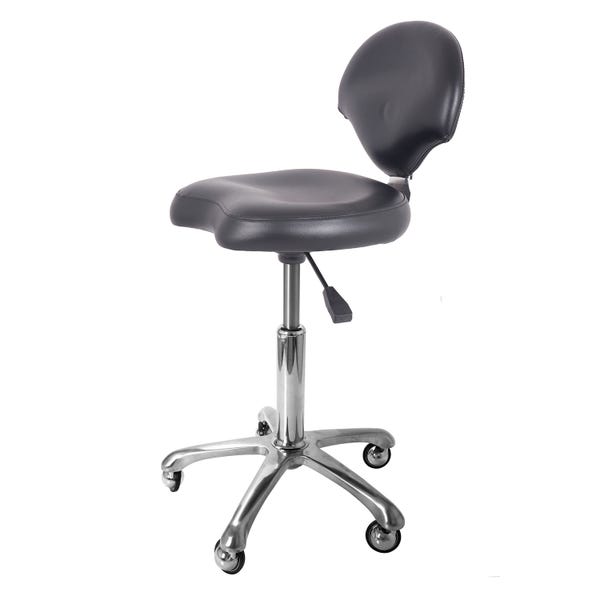 TP0010 17 17 Master Equipment Grooming Stool with Hair Resistant Wheels