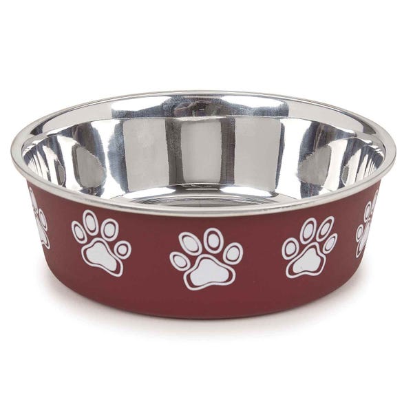 Picture of PetEdge ZW8006 83 12 ProSelect Stainless Steel Goodie Merlot Pet Bowl - Small