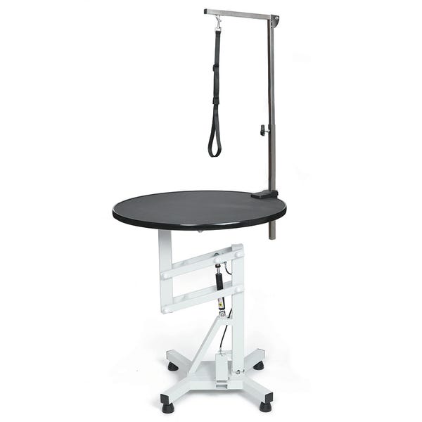 Picture of PetEdge TP6290 95 Master Equipment Easy-Lift Round Rotating Top Pneumatic Table