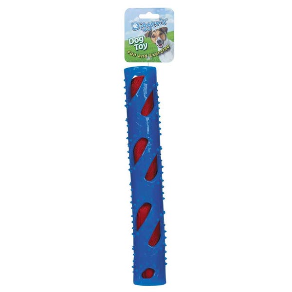 ZD7662 19 Diggers Crinkle Stuff Stick Dog Toys, Blue