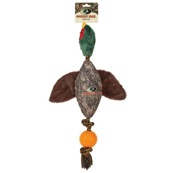 Picture of PetEdge ZX2318 14 Mossy Oak Pheasant Bird Ball Rope Tug Pet Toys